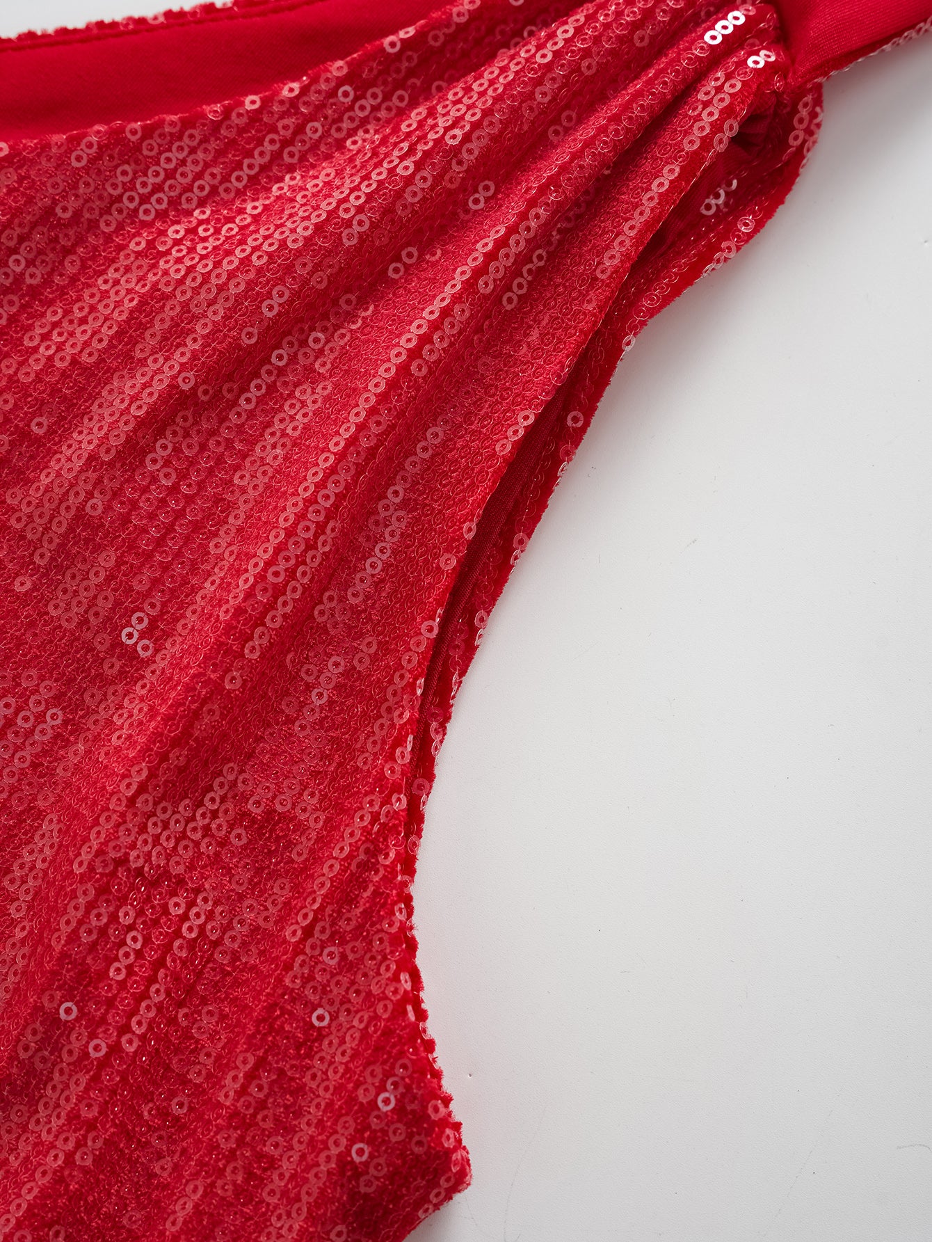 Red Sequin Top