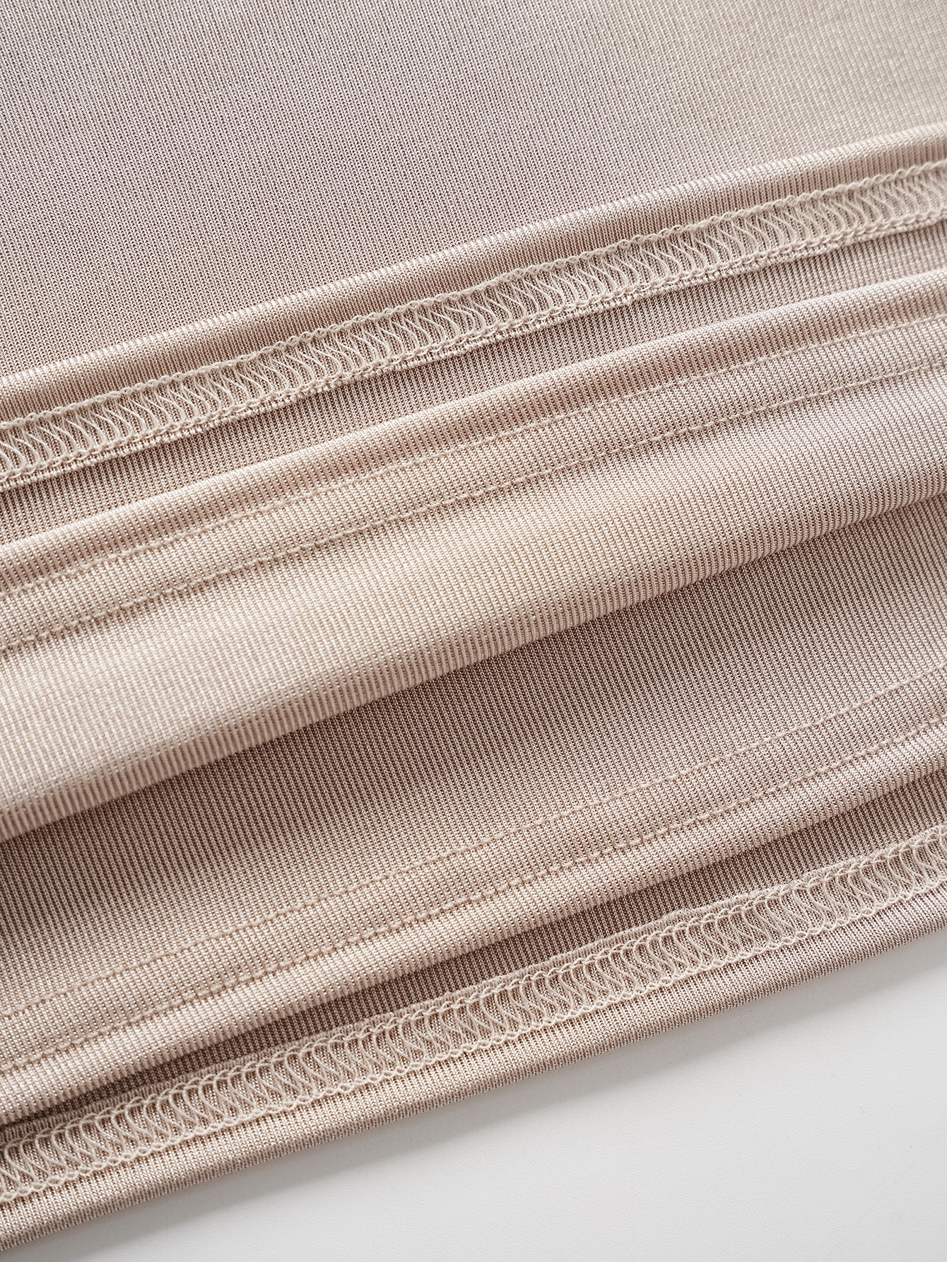 GOLDEN PINK RUCHED MID-RISE MAXI SKIRT