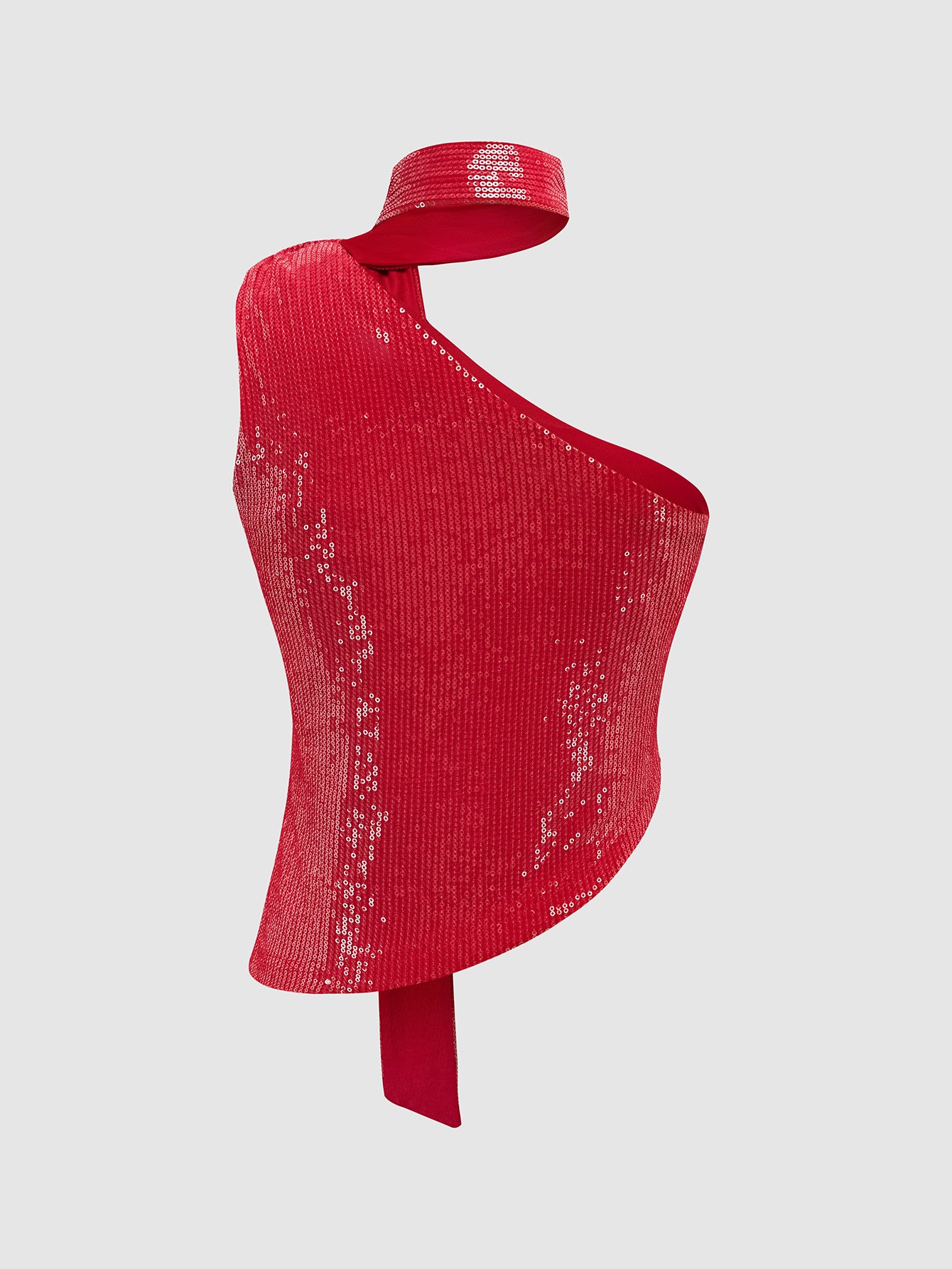 Red Sequin Top