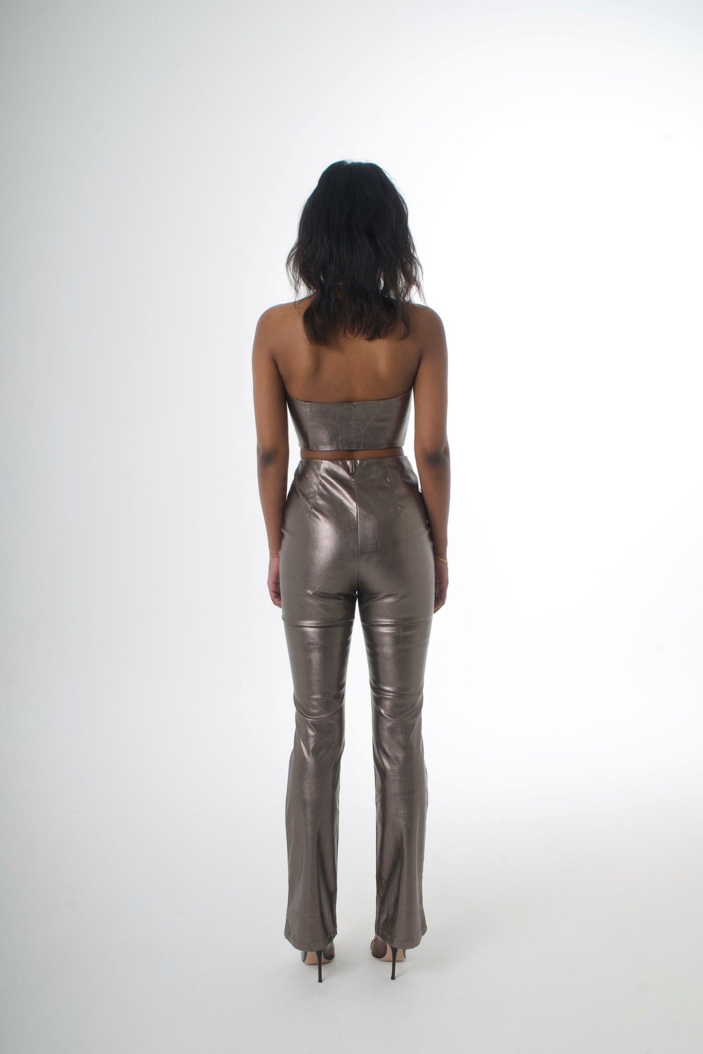 Women's Metallic Vest Top